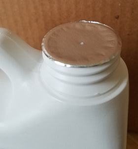 Verdana neem oil label close-up showing USDA organic certification and clarity