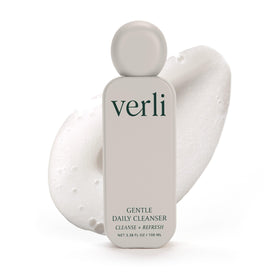 Verli front bottle shot showing product packaging and size benefit