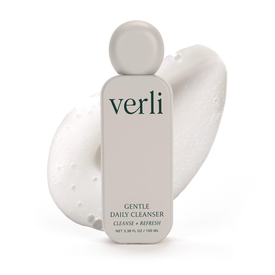 Verli front bottle shot showing product packaging and size benefit