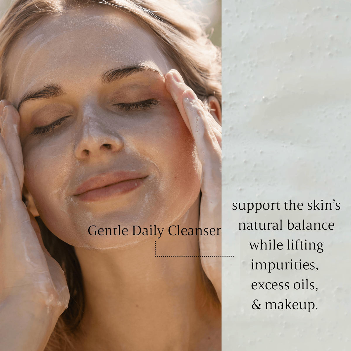 Verli bottle on bathroom counter conveying clean beauty lifestyle use