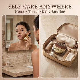 VERRO lifestyle bathroom vanity setting showing everyday routine convenience benefit