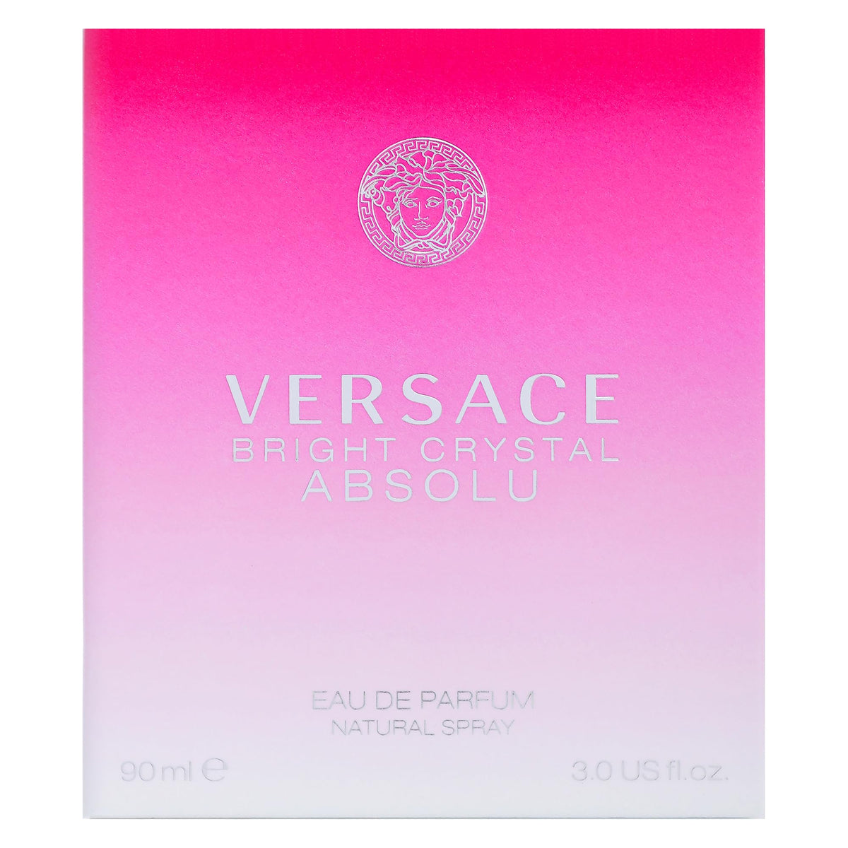 Versace Bright Crystal Absolu liquid color visible in bottle conveying rich amber-musky depth