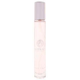 Versace Bright Crystal bottle detail highlighting glass and cap, premium finish benefit