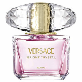 Versace bottle front view showing elegant glass and luminous look for display