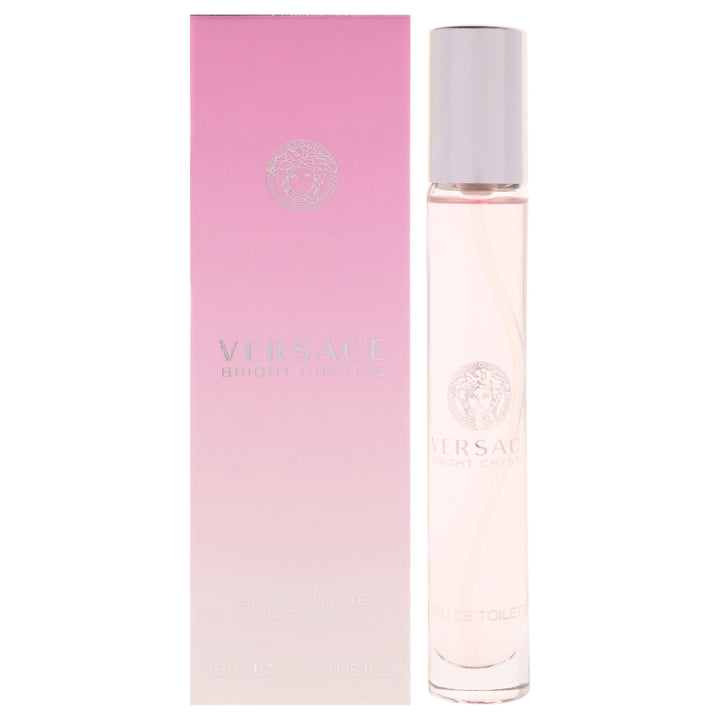 Versace Bright Crystal front packaging showing bottle and label, elegant luxury appeal