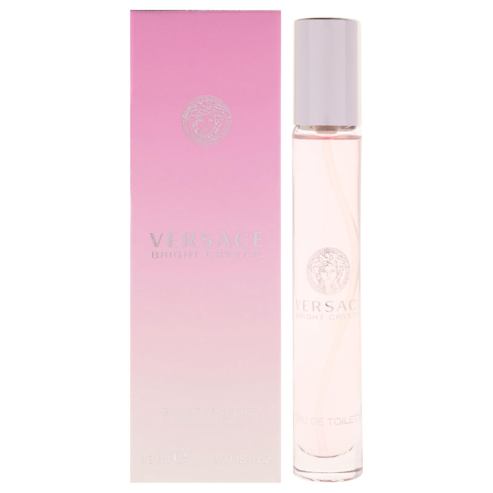 Versace Bright Crystal front packaging showing bottle and label, elegant luxury appeal