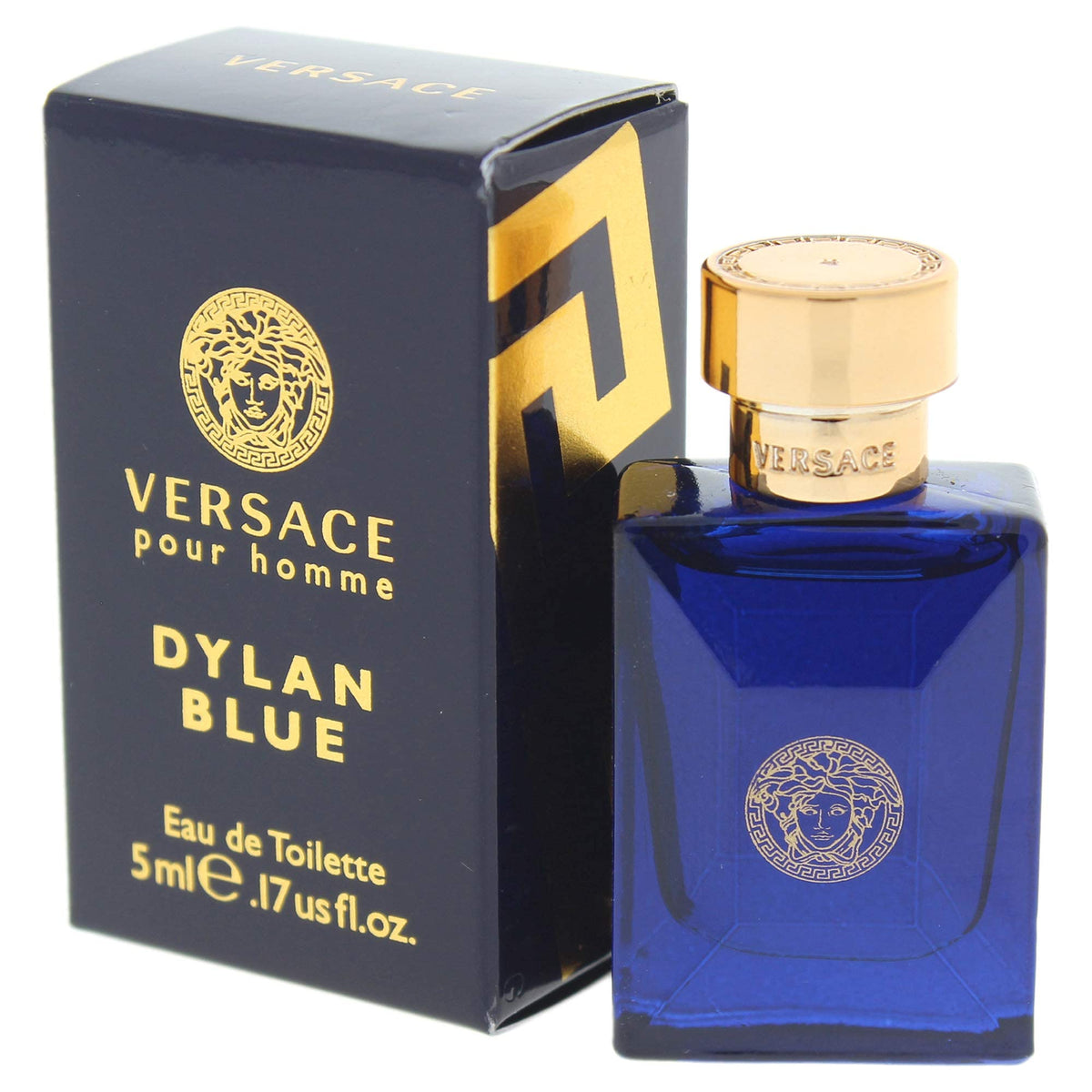 Versace Dylan Blue mini in hand scale demonstrating small size benefit: easy carry