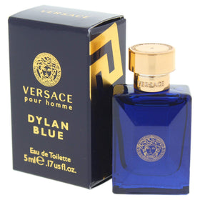 Versace Dylan Blue mini in hand scale demonstrating small size benefit: easy carry
