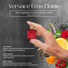 Versace Eau Fraiche spray in motion highlighting light mist and fresh scent benefit cooling effect