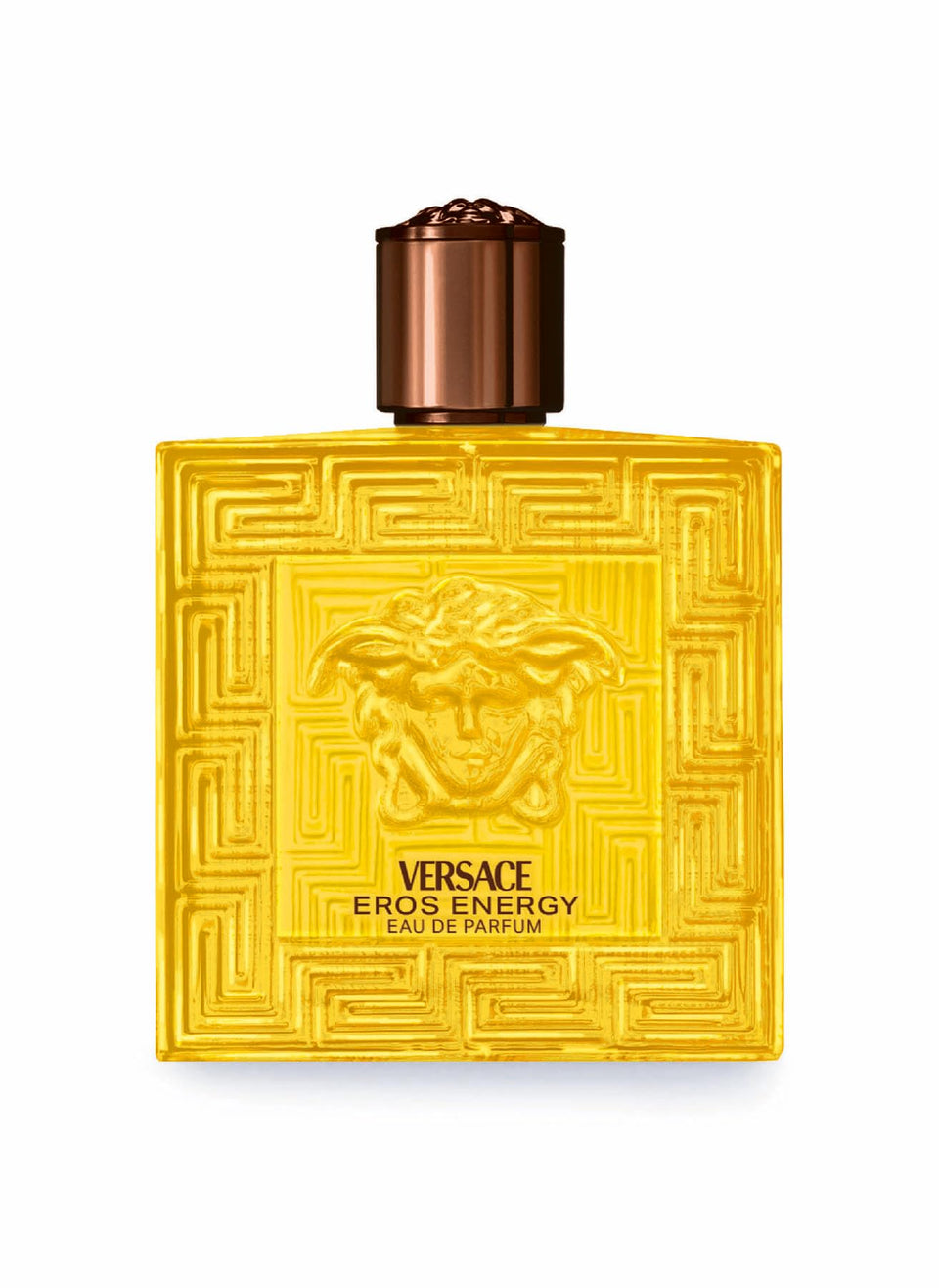 Versace bottle front view showing elegant design and instant luxury