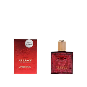 Versace Eros Flame front packaging showing elegant mini bottle and branding for instant recognition