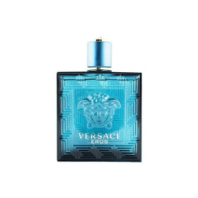 Versace Eros fragrance being sprayed on wrist demonstrating easy application and noticeable scent
