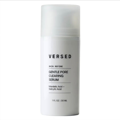 Versed front packaging showing bottle and clear branding and benefits