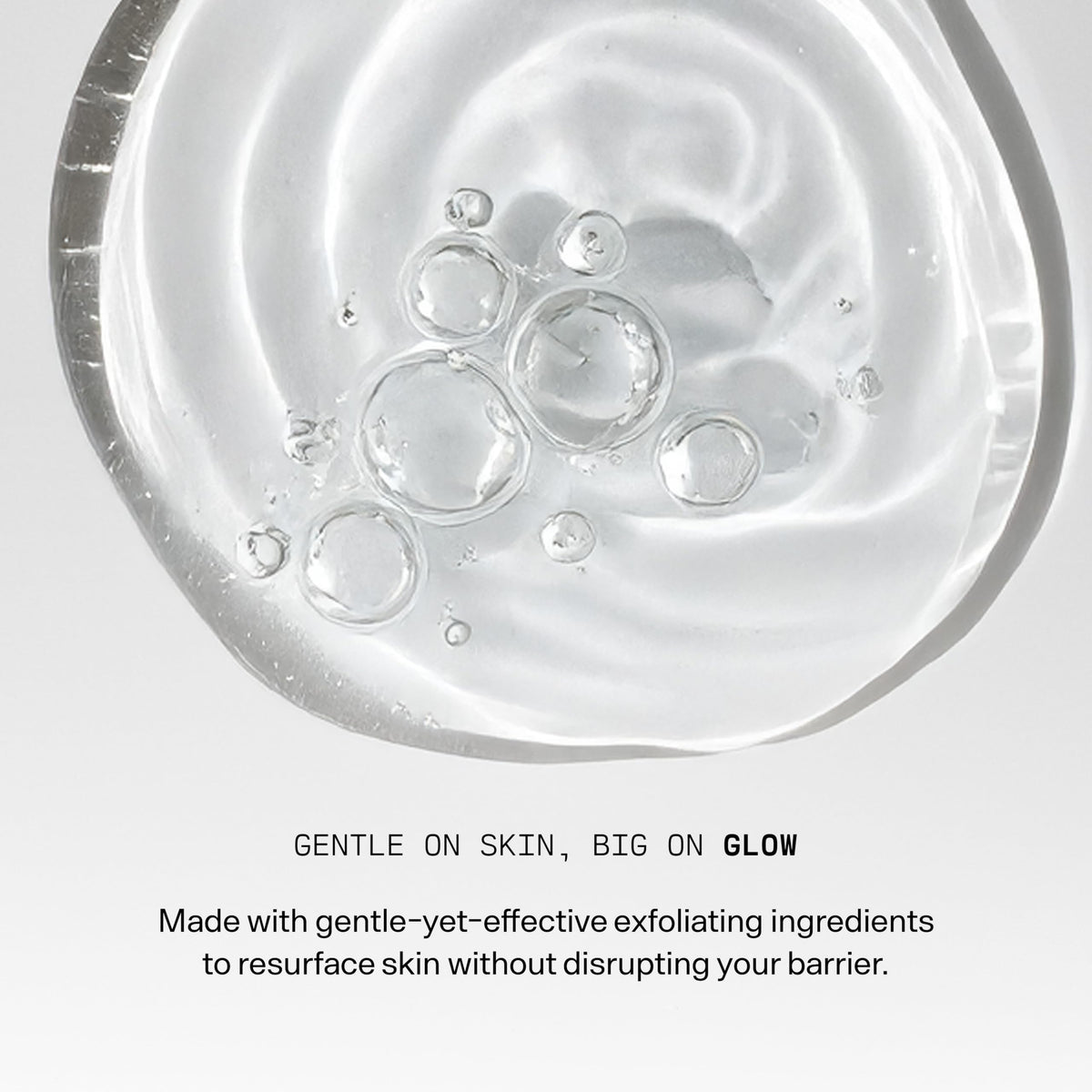 Versed ingredients label highlighting mandelic and salicylic acids benefits