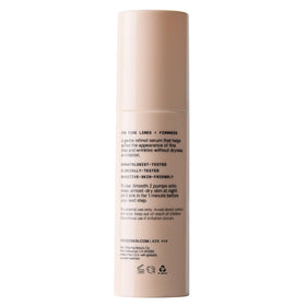Versed ingredient label close-up showing clean, vegan formulation benefits