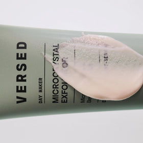 Versed product held in hand to show scale, helps shoppers visualize the 3 fl oz size