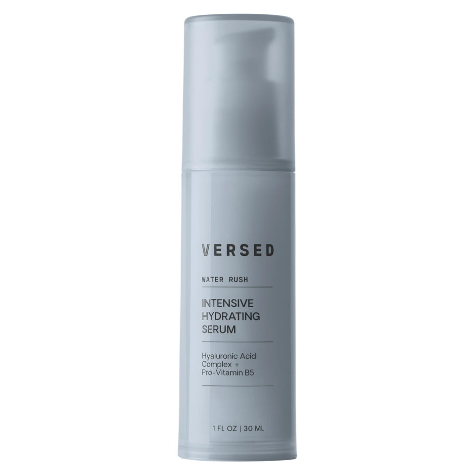 Versed Water Rush front packaging showing brand and hydrating serum benefits
