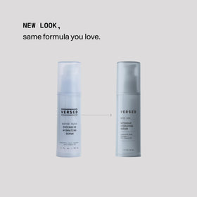 Versed Water Rush serum applied on skin demonstrating quick absorption and glow