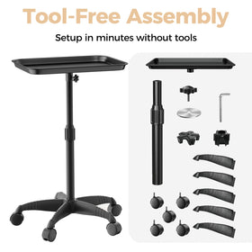 VER YTOP height adjustment ring close-up demonstrating tool-free, quick height change