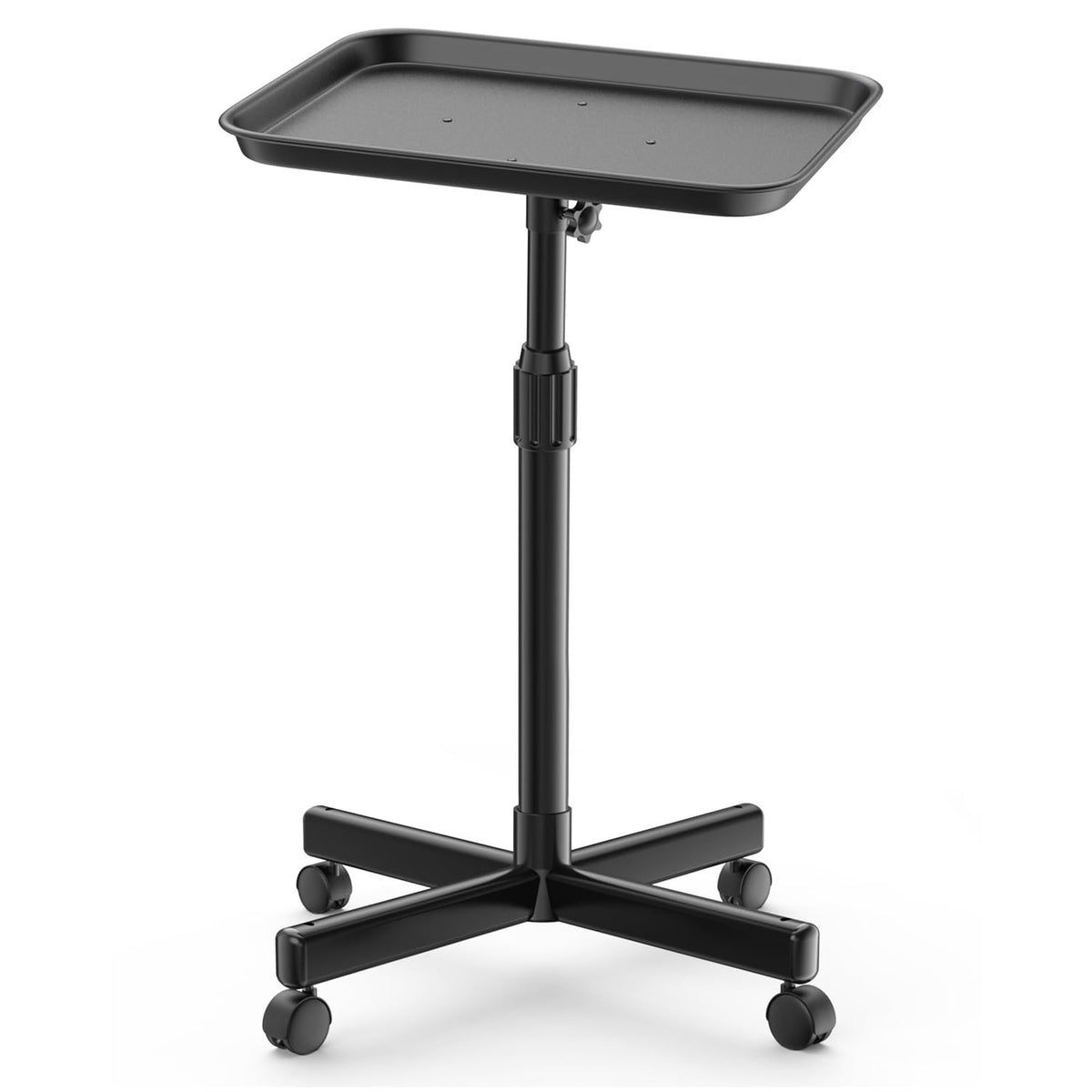 VER YTOP front view of black tray showing compact footprint and easy access