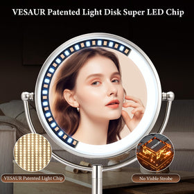VESAUR dual-power ports showing AC adapter and battery option convenience