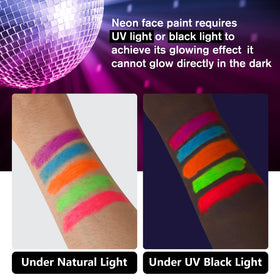 VESPRO close-up texture of a stick tip showing creamy neon pigment for smooth application