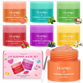VESPRO front packaging showing six jars and clear gift appeal