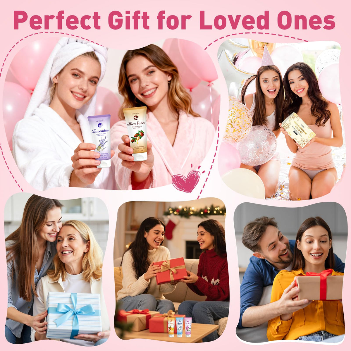 VESPRO lifestyle gift wrap arrangement showing attractive bulk gift presentation