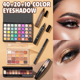VESPRO lipsticks, concealer and powders laid out for complete looks