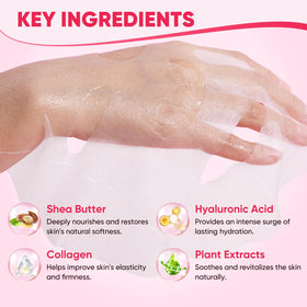 VESPRO close-up of sheet mask fabric texture for better serum absorption