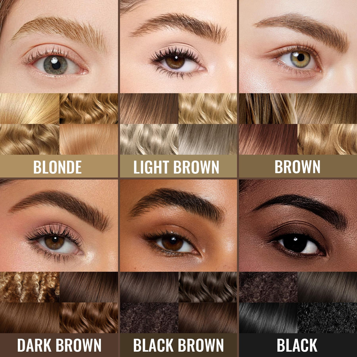 Vevivia Beauty before-and-after brow comparison showing fuller natural brows