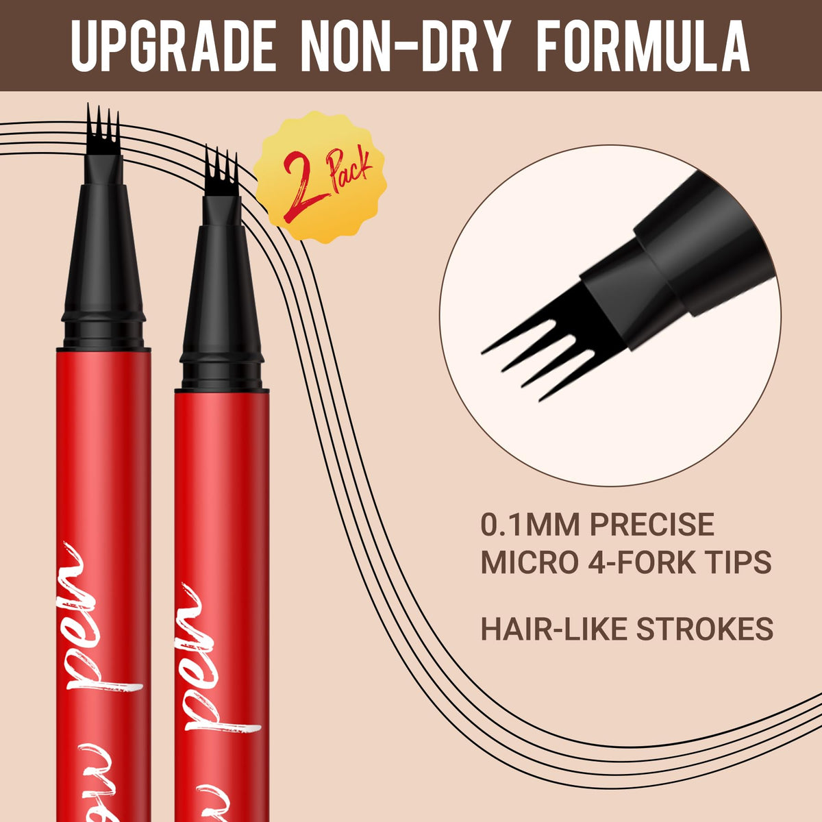 Vevivia Beauty stroke on skin showing natural finish and blendability benefit