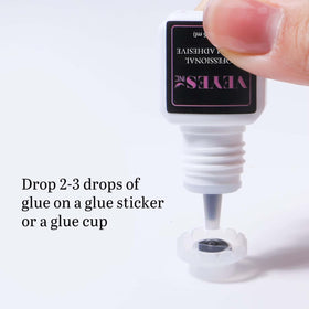 VEYES INC 5ml bottle next to ruler showing compact professional size advantage