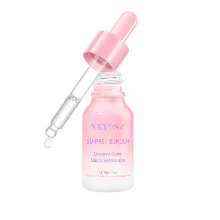 VEYES INC front packaging showing professional lash bonder benefits