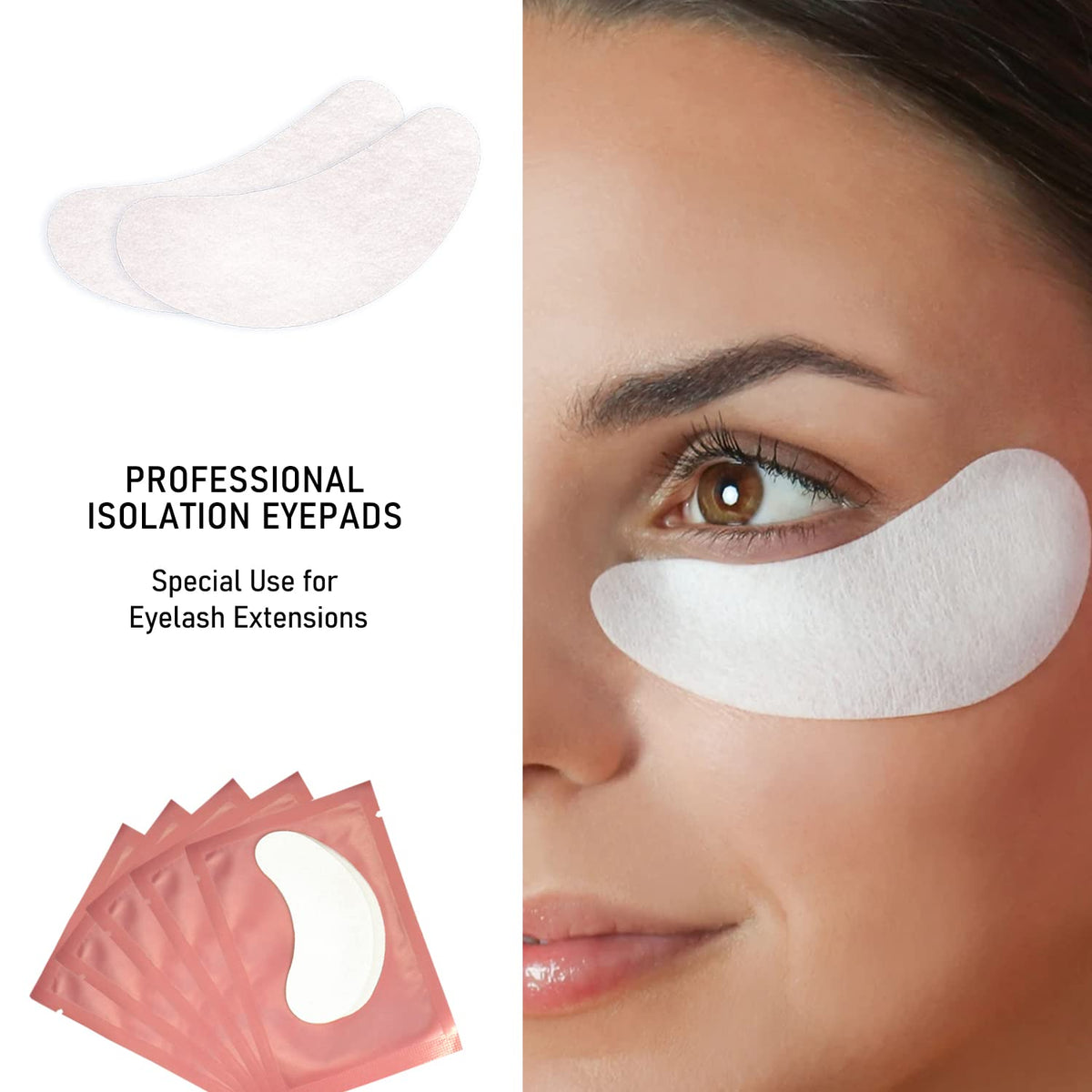 VEYES INC in-use application with pad protecting lower lashes for precise extensions