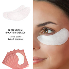 VEYES INC in-use application with pad protecting lower lashes for precise extensions