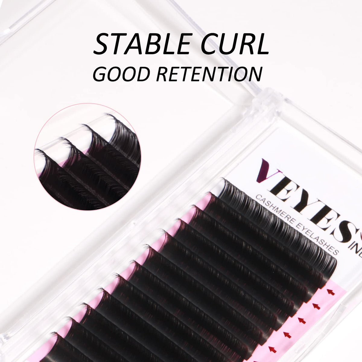 VEYES INC ruler beside lashes showing 13mm length for consistent mapping and symmetry
