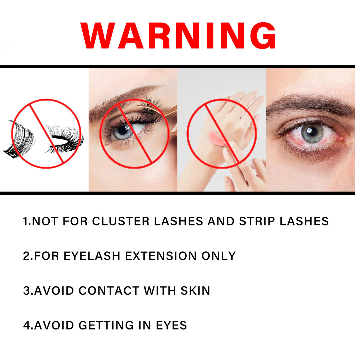 VEYES INC 10g tube next to lash tools showing compact professional size