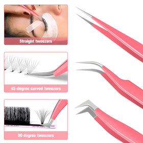 VEYES INC tweezers on salon station demonstrating organized professional workflow