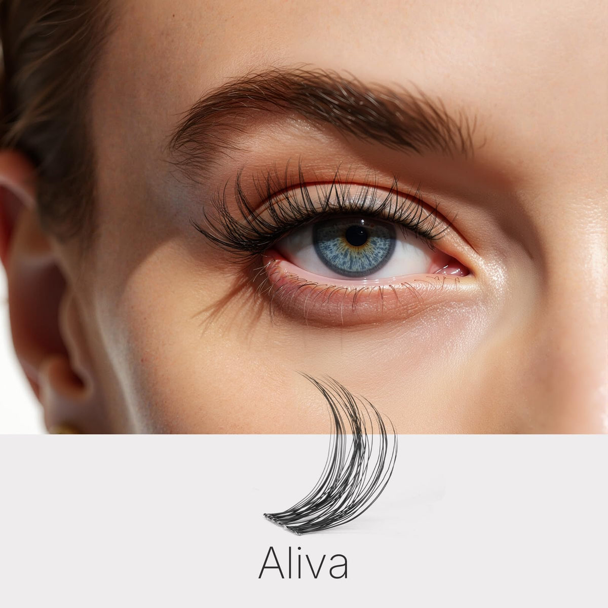 VEYESBEAUTY Aliva invisible band close-up that blends seamlessly for a natural finish