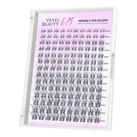 VEYESBEAUTY Aliva front tray view showing mixed 8–16mm clusters and benefit of easy selection