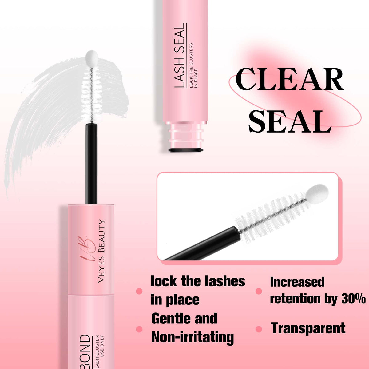 VEYESBEAUTY application on model demonstrating easy at-home use