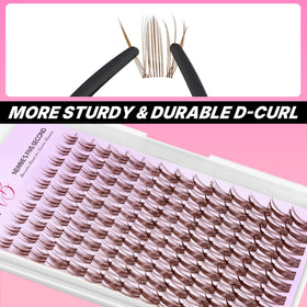 VEYESBEAUTY applicator placing cluster demonstrating easy precise placement