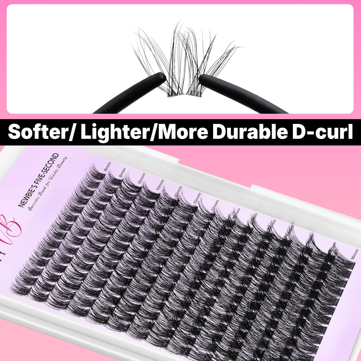VEYESBEAUTY eye before and after comparison showing instant fuller lashes benefit