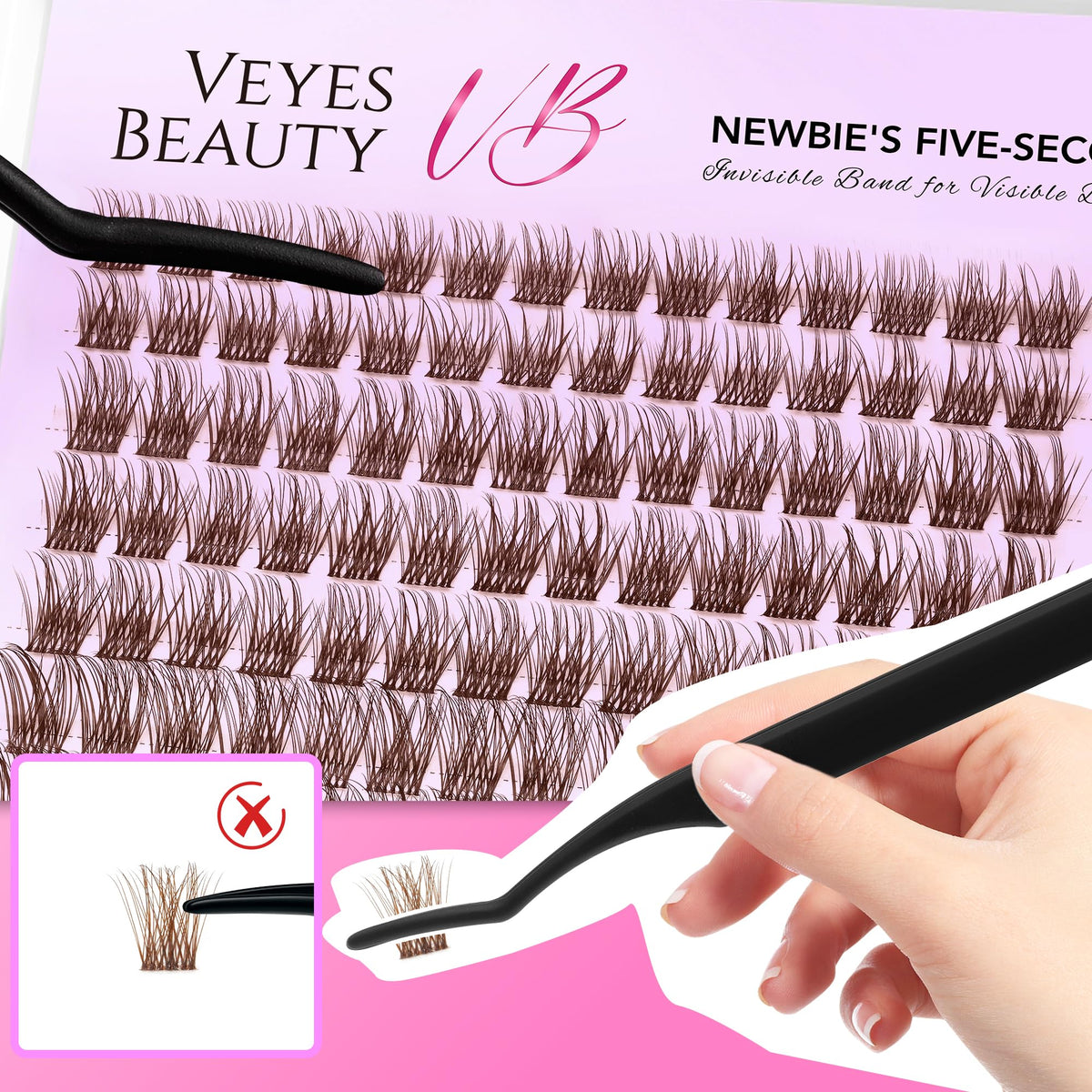 VEYESBEAUTY before-and-after comparison showing natural volume boost