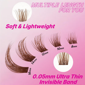 VEYESBEAUTY detail of 3D fluffy PBT fibers offering lightweight volume