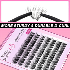 VEYESBEAUTY 10mm cluster next to ruler, clear size and scale benefit
