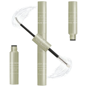 VEYESBEAUTY front packaging showing 2-in-1 lash bond and seal, clear product benefits
