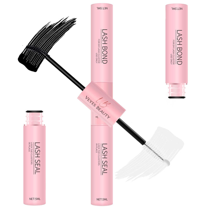 VEYESBEAUTY front packaging shows dual 5ml bottles and benefits