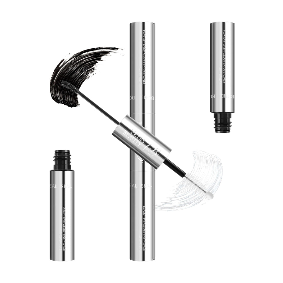VEYESBEAUTY front packaging showing both glue and seal for convenient use